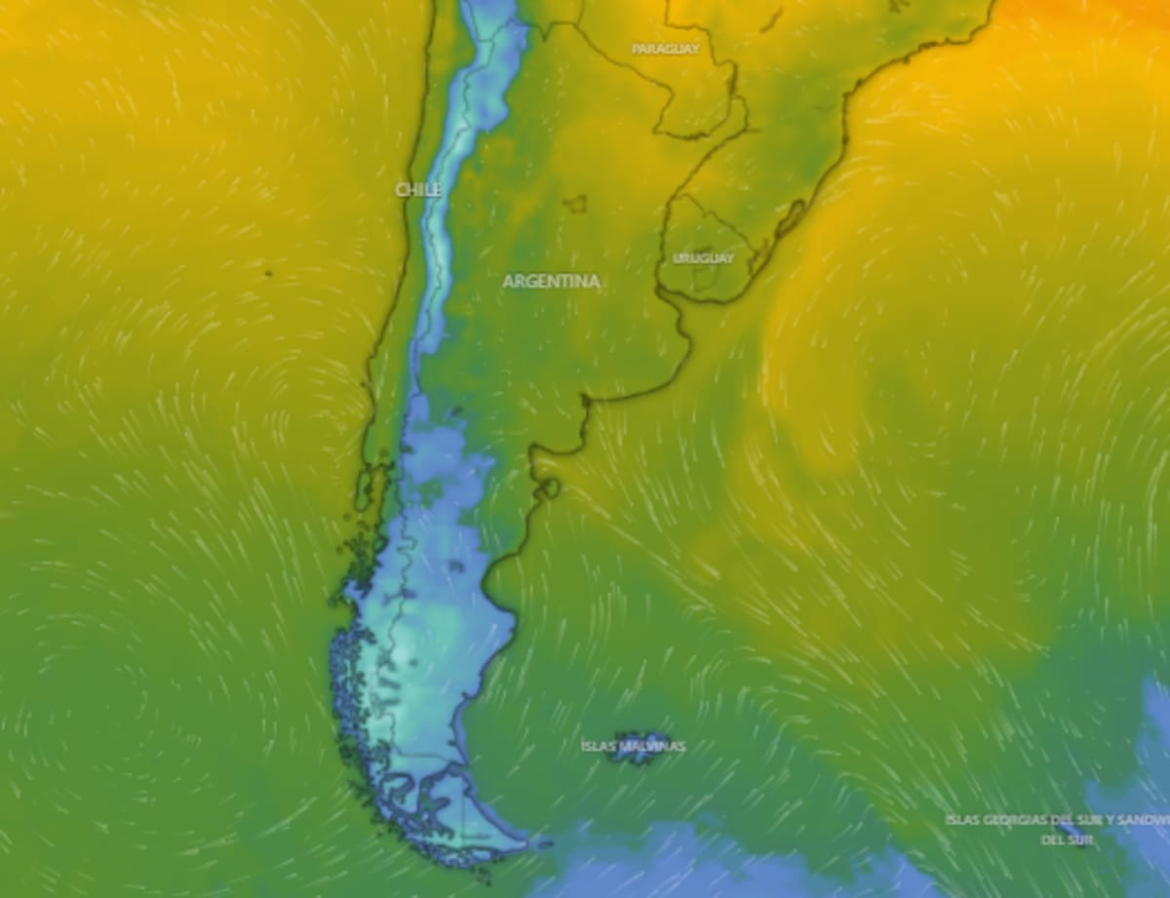 Hay alerta amarilla por frío extremo, nevadas y vientos fuertes para este viernes 25 de julio