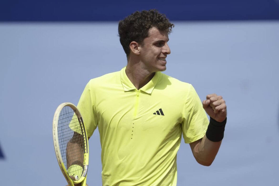 Juanma Cerúndolo sigue volando en la altura de Gstaad y este domingo buscará su segundo título ATP