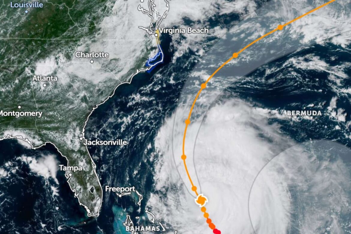 Alerta en la Costa Este de EE.UU. por coletazos del huracán Erin: pronostican tormenta tropical en Carolina del Norte