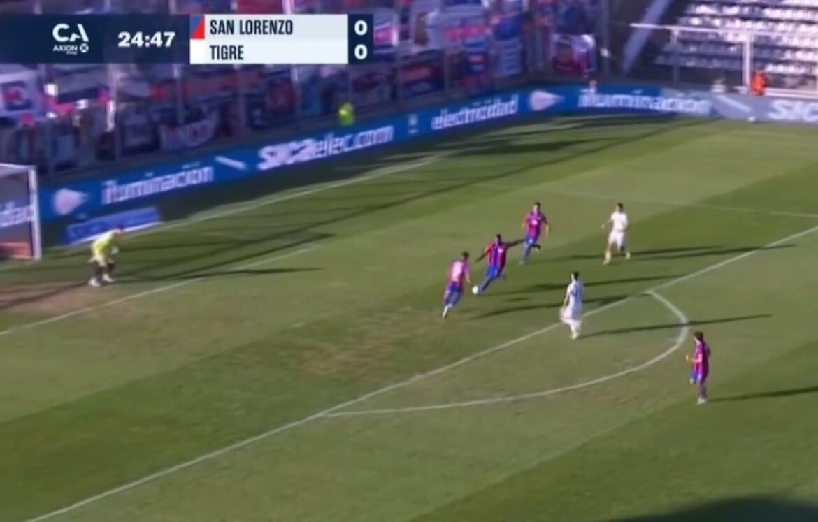 El insólito gol de Tigre ante San Lorenzo, por la Copa Argentina: se durmieron y... festejó Fértoli