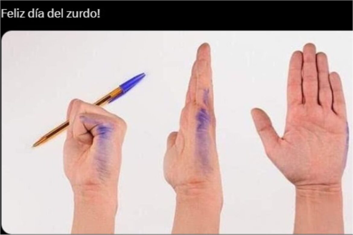 Los mejores memes por el Día Internacional del Zurdo