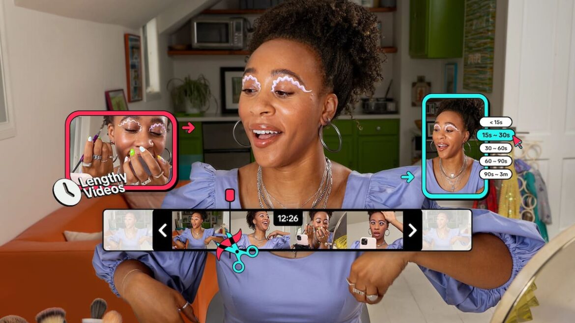 TikTok presentó una herramienta que usa IA para acortar videos TikTok presentó una herramienta que usa IA para acortar videos largos