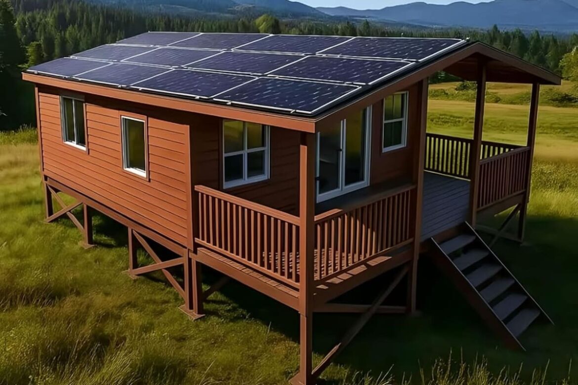 Está en Amazon por menos de US$11 mil: la casa prefabricada que promete reducir el costo de la factura de luz