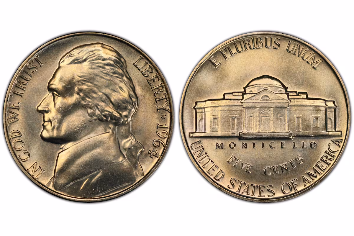 “Type 1 Original Design Vintage”: los cinco centavos con la cara de Jefferson que podría valer más de US$32.000